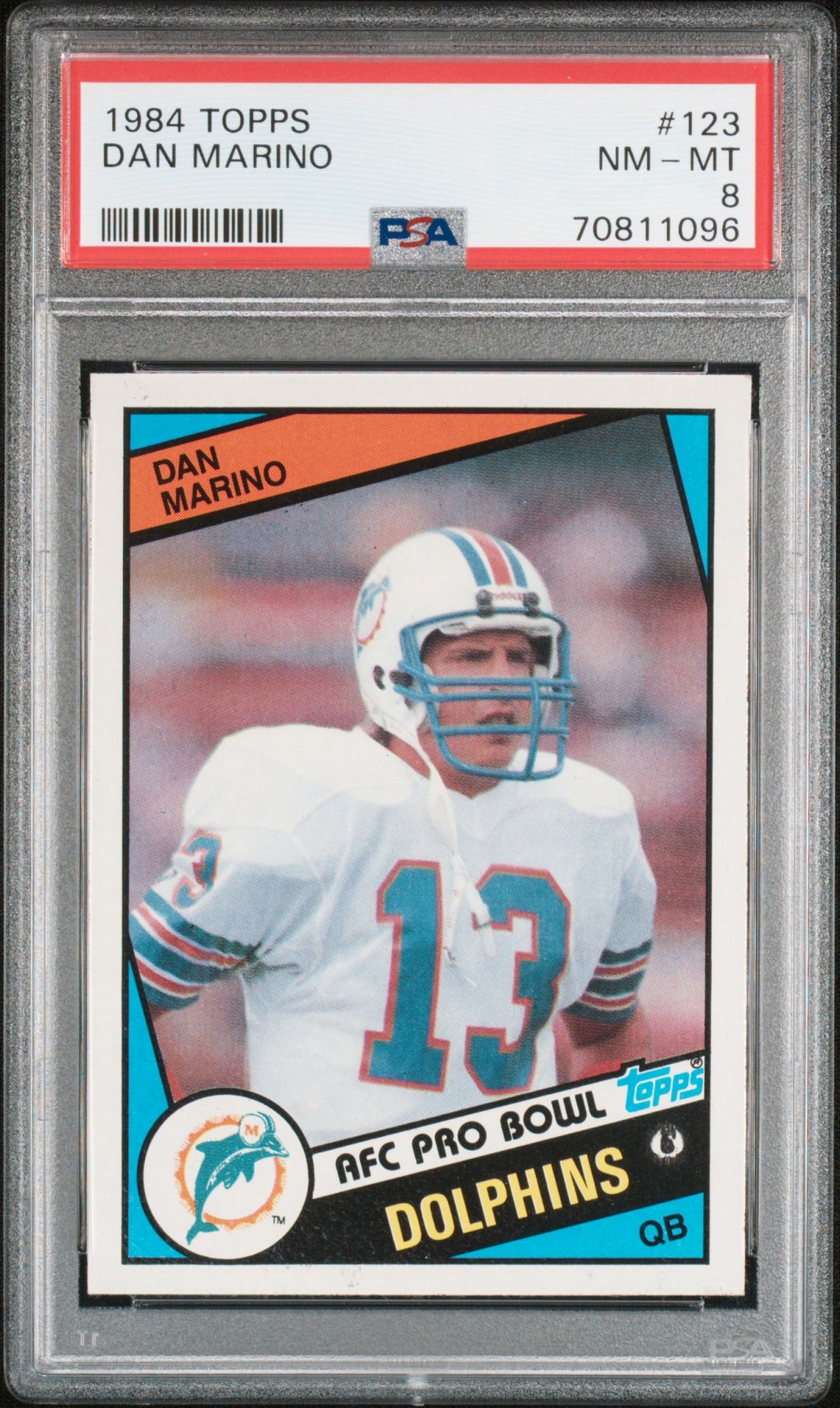 1984 Topps Dan Marino #123 Nm-Mt 8 front