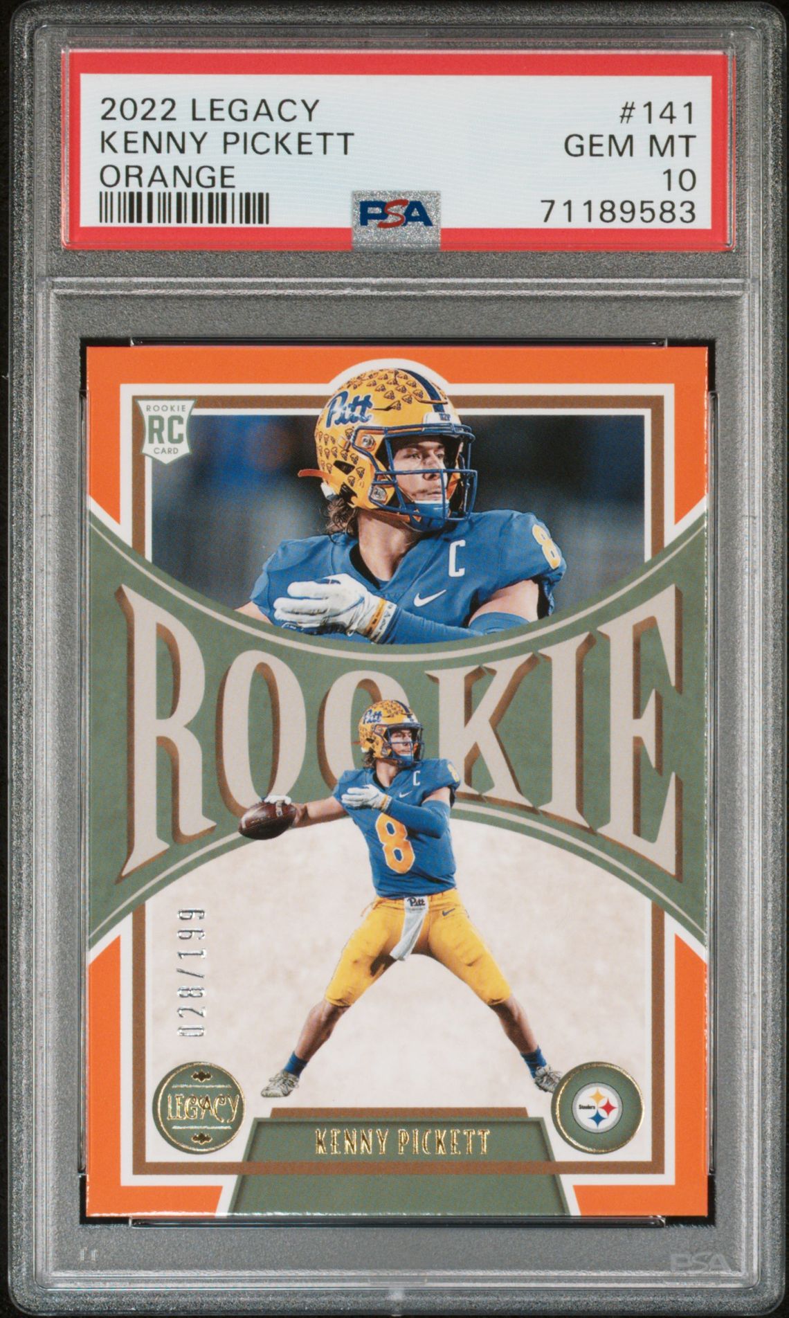 2022 Panini PANINI LEGACY Orange #141 Kenny Pickett front