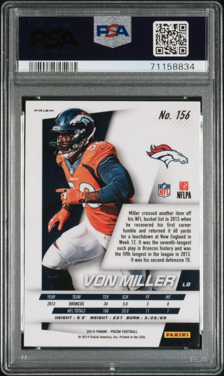 VON MILLER 2011 TOPPS CHROME #SR-VM SUPERLATIVE ROOKIES LA Rams super bowl  RC