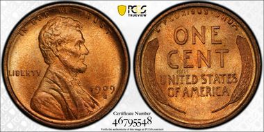 1909-S 1C Lincoln MS66RD