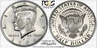 2006-S 50C Silver PR70DCAM