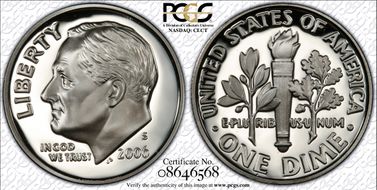 2006-S 10C Silver PR70DCAM