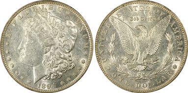 1894 $1 AU53