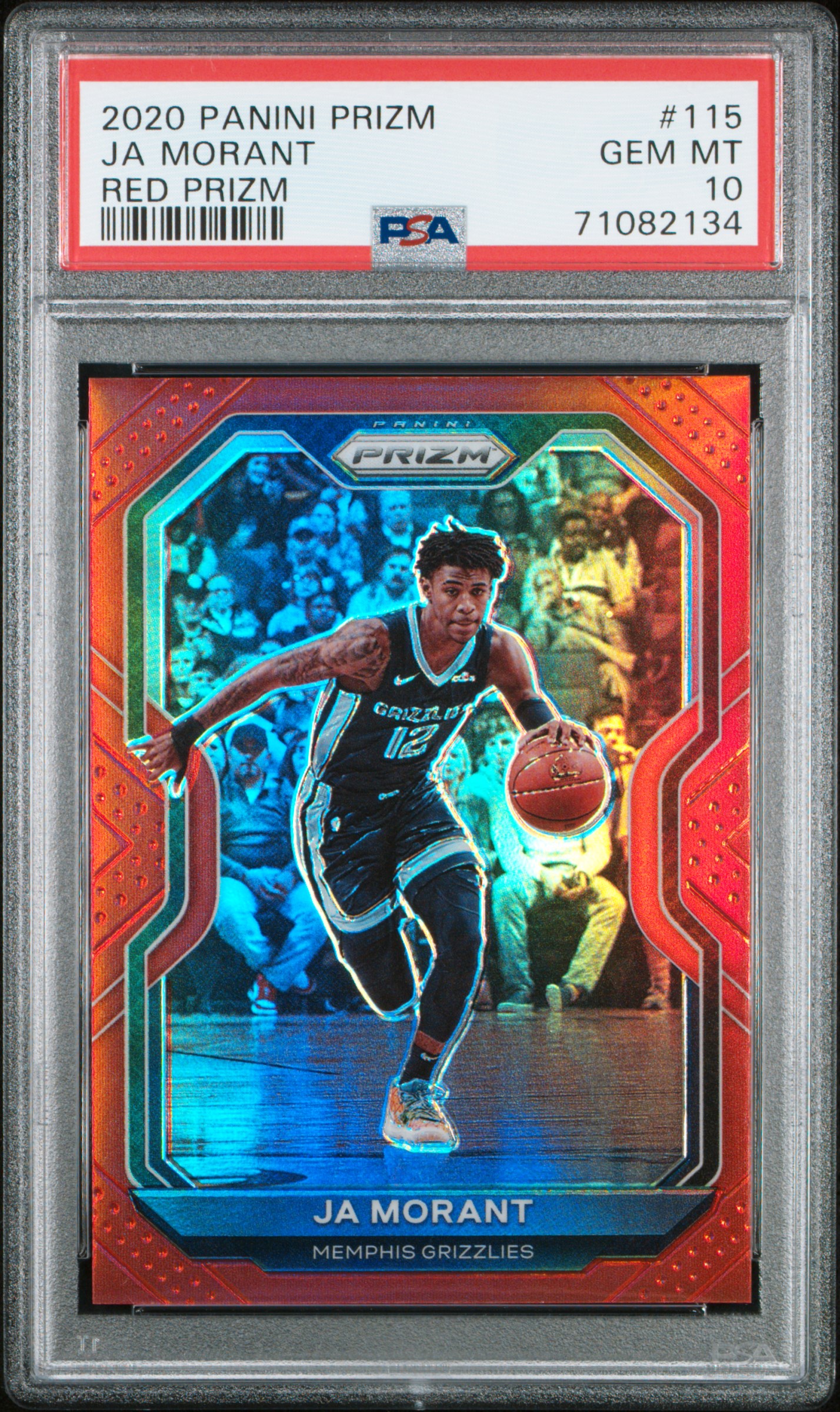 2020 #115 Ja Morant PSA 10 Panini Prizm