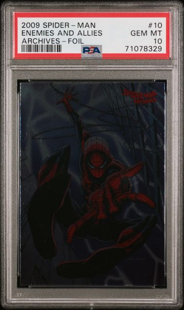 2009 SPIDER-MAN ARCHIVES Archives-Foil #10 Enemies And Allies front