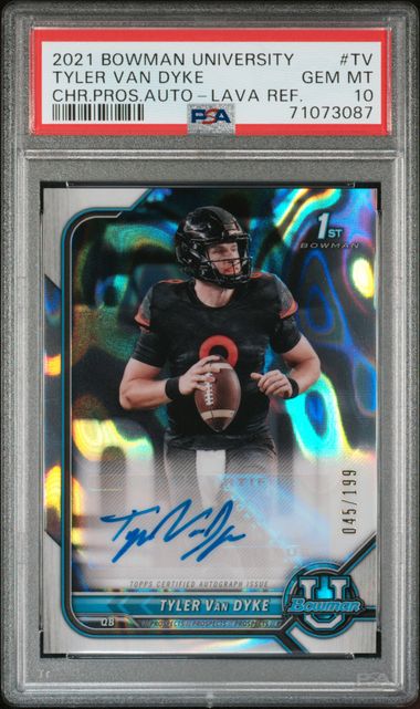 2021 Bowman Refractor U Tyler Van front