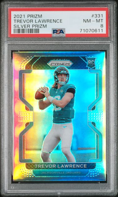 2021 Panini Prizm Silver #331 Trevor Lawrence front