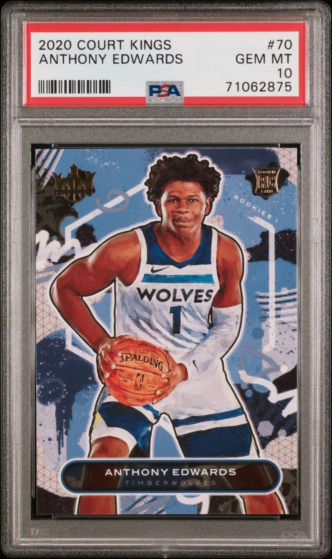 2020 Panini PANINI COURT KINGS #70 Anthony Edwards front
