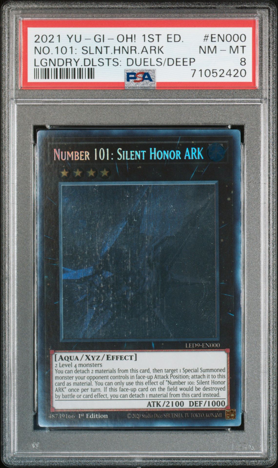 2022 Yu-Gi-Oh! YU-GI-OH! LEGENDARY DUELISTS: DUELS FROM THE DEEP LGNDRY.DLSTS: DUELS/DEEP #EN000 No.101: Slnt.Hnr.Ark front
