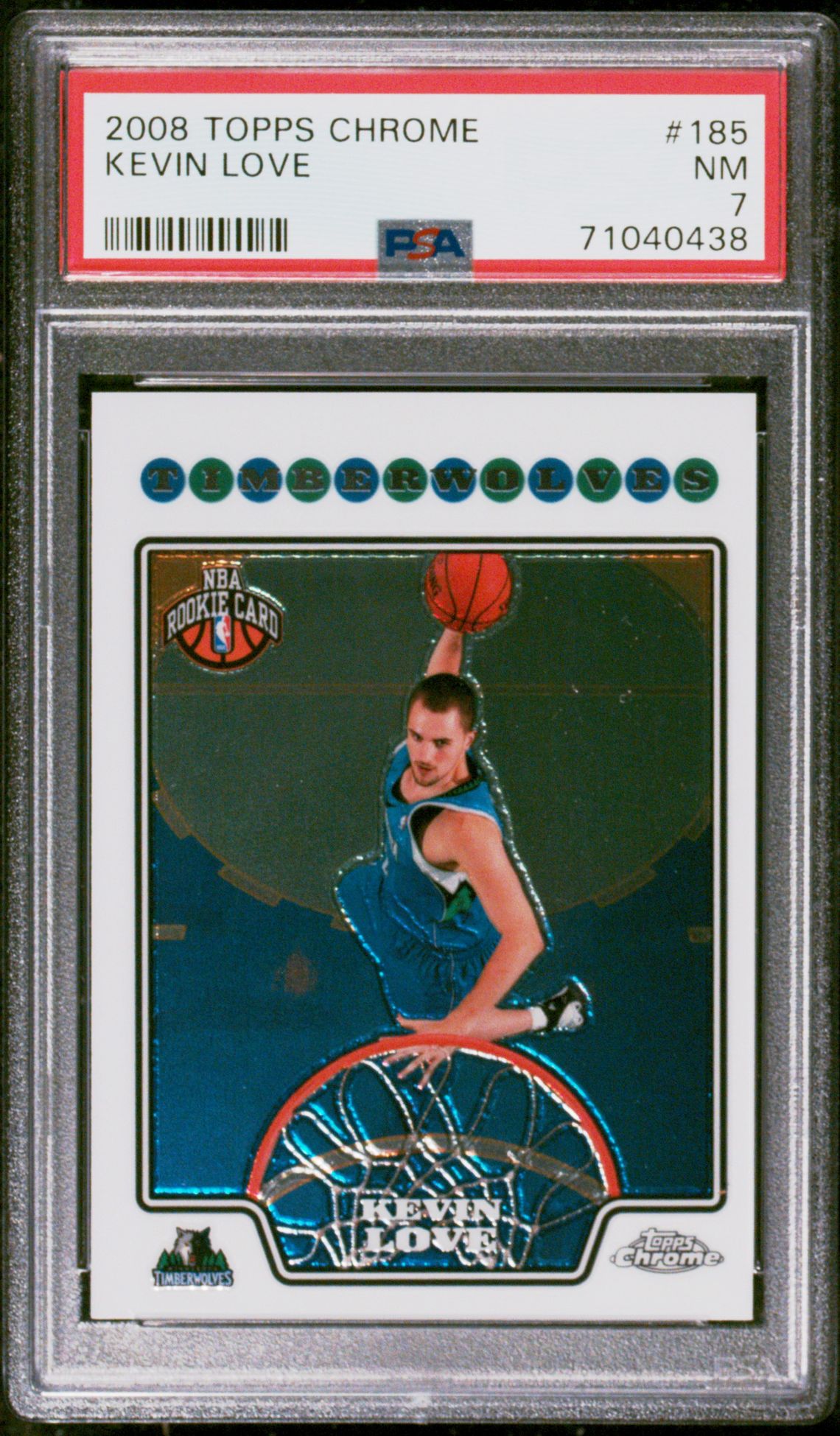 2008 Topps Chrome TOPPS CHROME #185 Kevin Love front