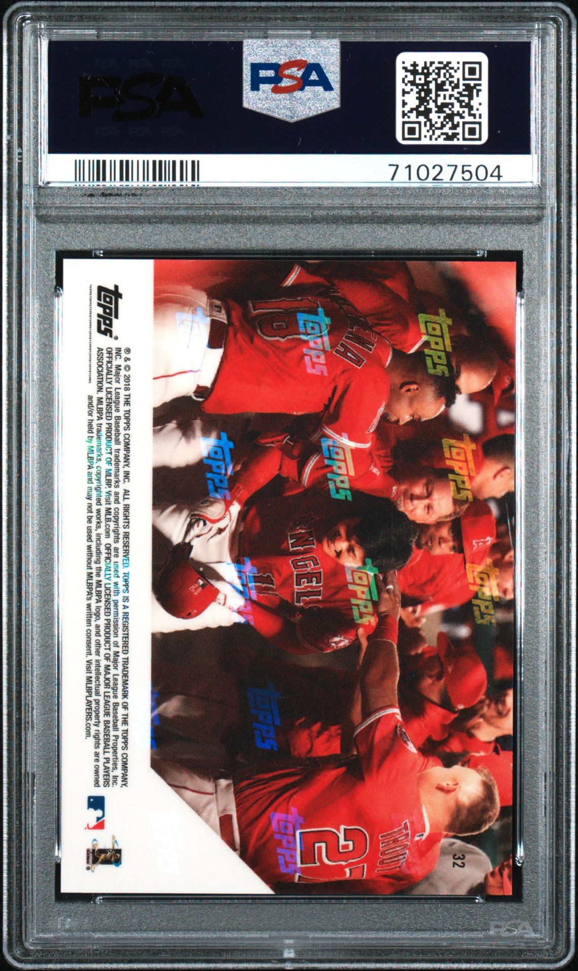 2018 Topps Now Shohei Ohtani #32 Mint 9 back