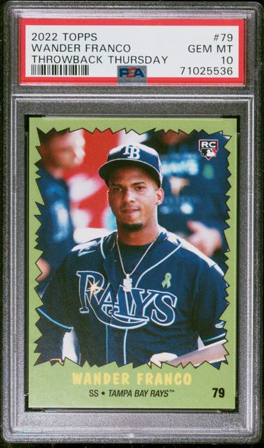 2022 Topps Chrome Cosmic Wander Franco Rookie #1 Rays