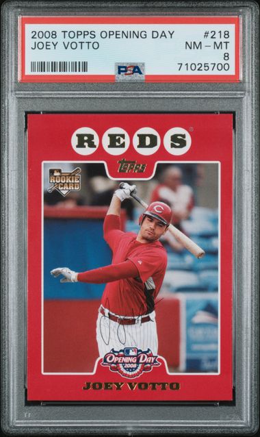 2008 Topps Heritage #146 Joey Votto – PSA MINT 9 on Goldin Auctions