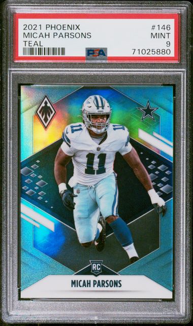 MICAH PARSONS 2021 Panini Contenders Draft Picks Playing the