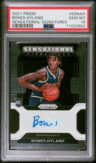 2021-22 Panini Prizm Sensational Signatures #SS-NAH Bones Hyland