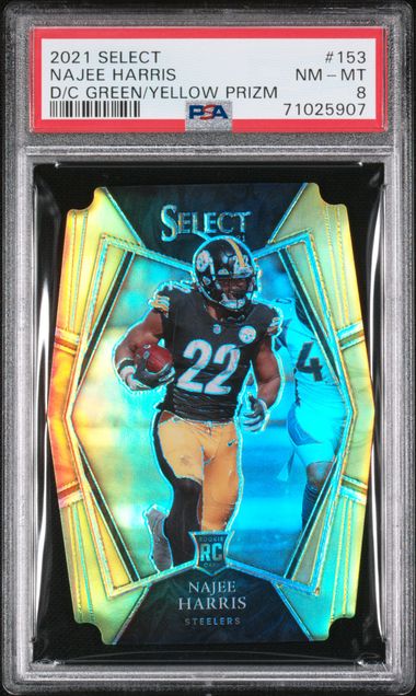 : Najee Harris Steelers 2021 Panini Prizm Lazer Prizm