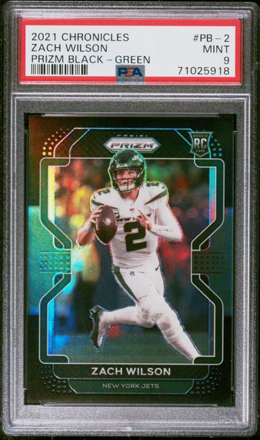 MAC JONES Rookie Card RC 2021 Panini Chronicles Prizm Black PB-5