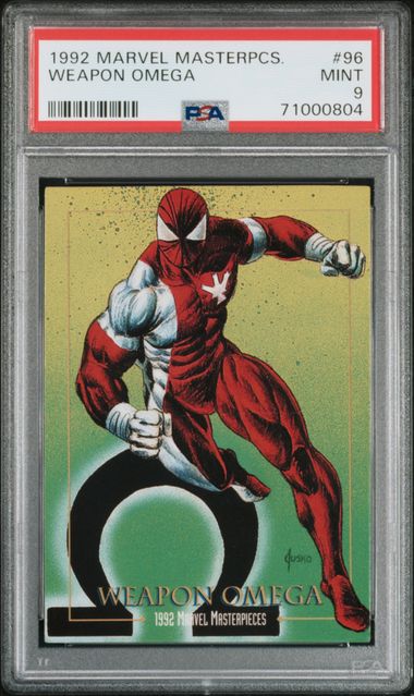 1992 Marvel Masterpcs #96 Weapon Omega front