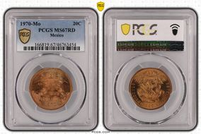 1970-Mo 20C MS67RD