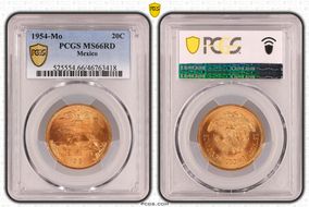 1954-Mo 20C MS66RD