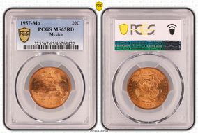 1957-Mo 20C MS65RD