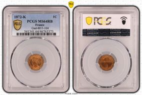 1872-K 1C Gad-88 F-104 MS64RB