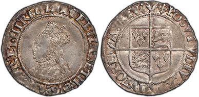 (1560-61) Shil S-2555 Cross Crosslet AU55