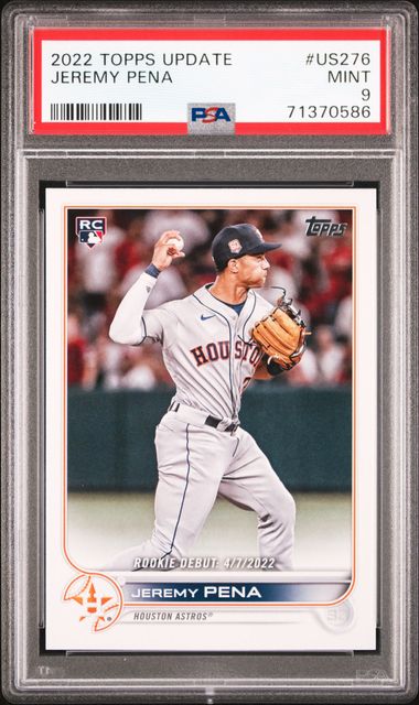 Jeremy Pena Houston Astros 2022 Topps Update # US253 Rookie Card