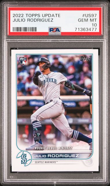 Julio Rodriguez 2023 Bowman Base Card #96 Seattle Mariners