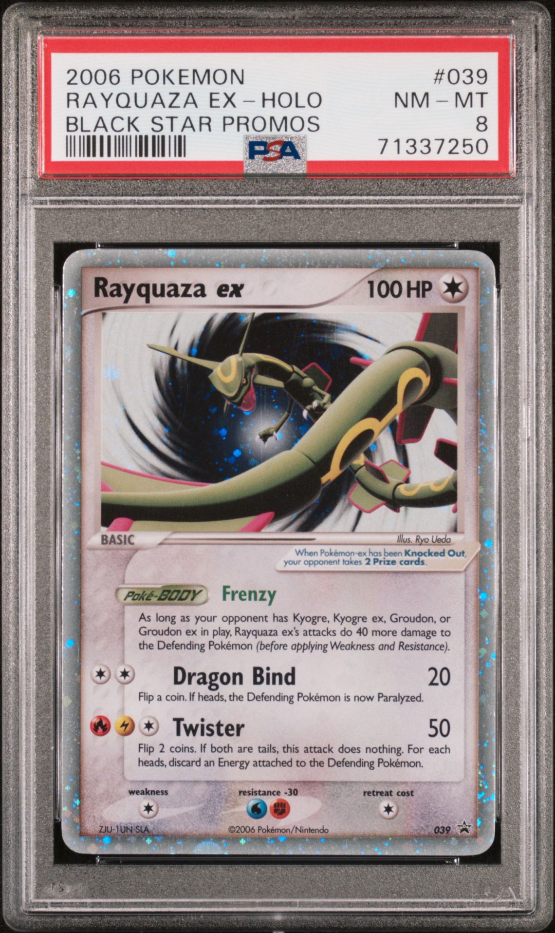 2006 Pokemon POKEMON BLACK STAR PROMOS #039 Rayquaza Ex-Holo front