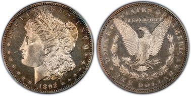 1892 $1 PR64