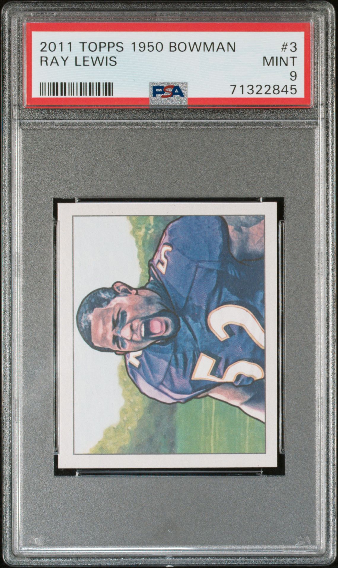 2011 Topps TOPPS 1950 BOWMAN #3 Ray Lewis front