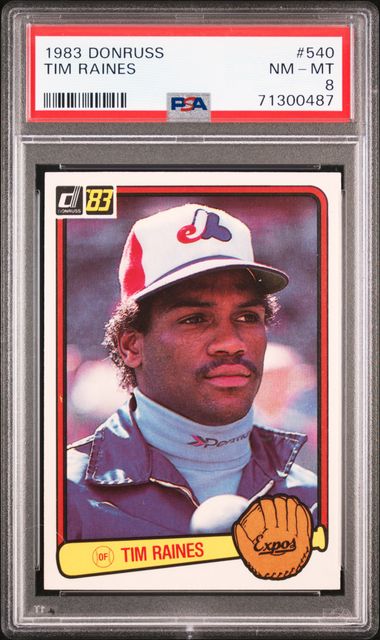 Sold at Auction: (2) NM 1981 Donruss Tim Raines Rookie #538 Baseball Cards  - HOF