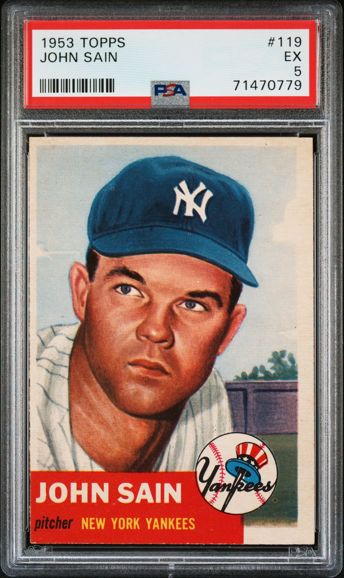 1953 Topps TOPPS #119 John Sain front