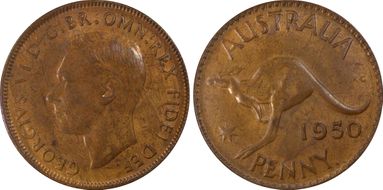 1950 Y. (p) 1D MS64BN