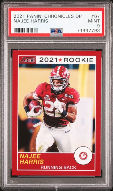 Justin Fields 2021 Panini Chronicles Score Draft Picks Rookie Card