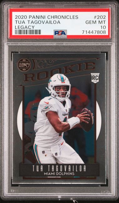 2020 Panini Select Turbocharged T21 Tua Tagovailoa Rookie Card – PSA MINT 9  on Goldin Auctions