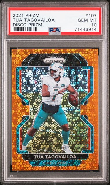 2020 Panini Chronicles Prizm Black Silver #PB-2 Tua Tagovailoa Rookie Card  - PSA MINT 9 on Goldin Auctions