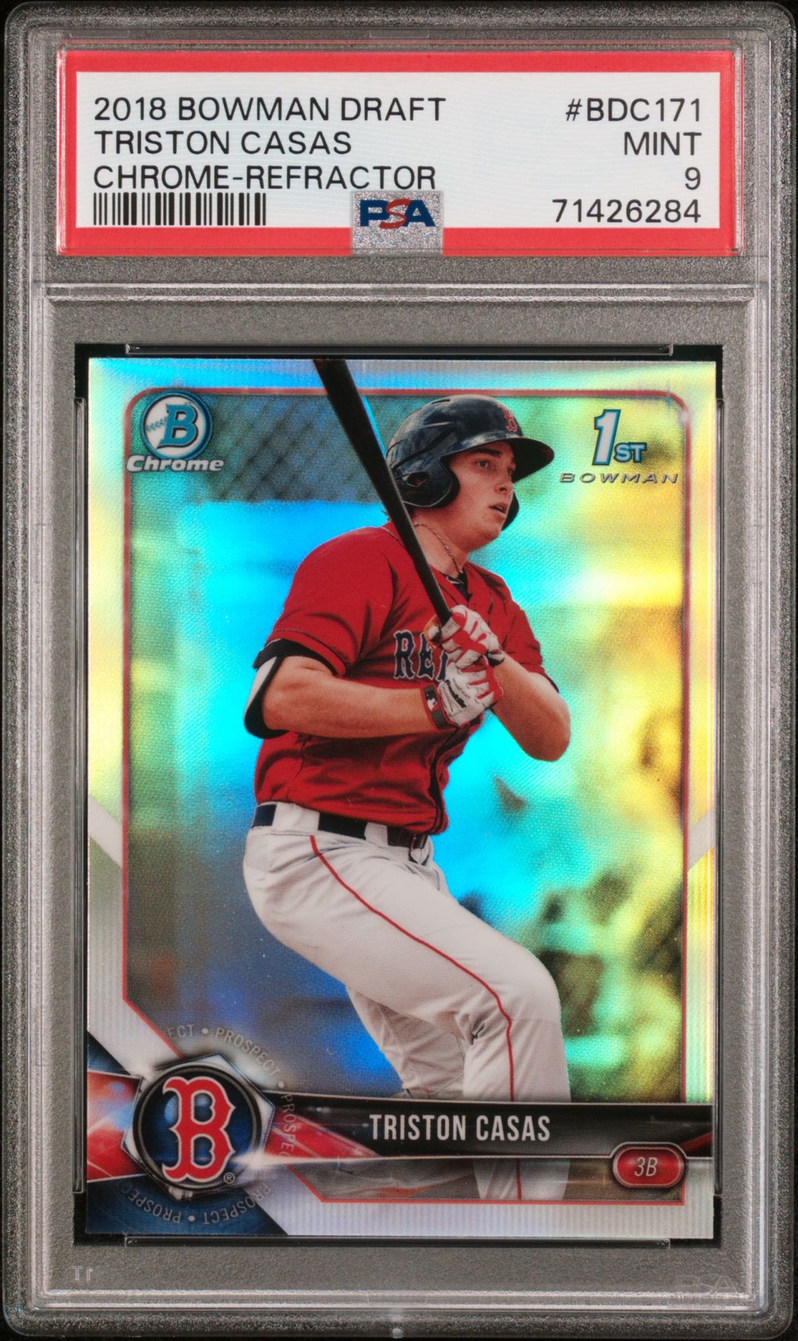 2018 Bowman BOWMAN DRAFT Refractor #BDC171 Triston Casas front
