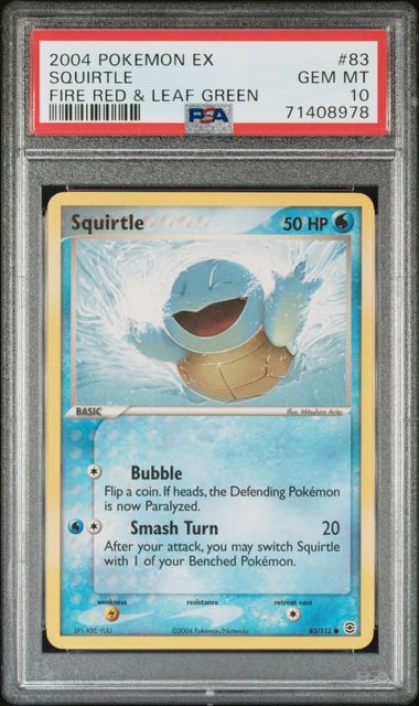 2004 Pokemon #83 Squirtle front