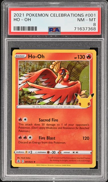 Ho-Oh - Celebrations - Pokemon