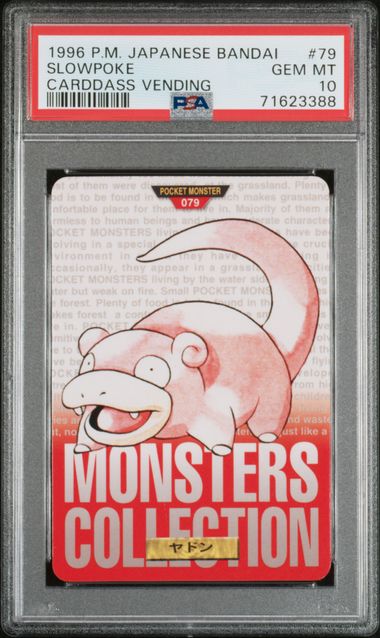 Slowpoke card PSA 10, cert 71623388