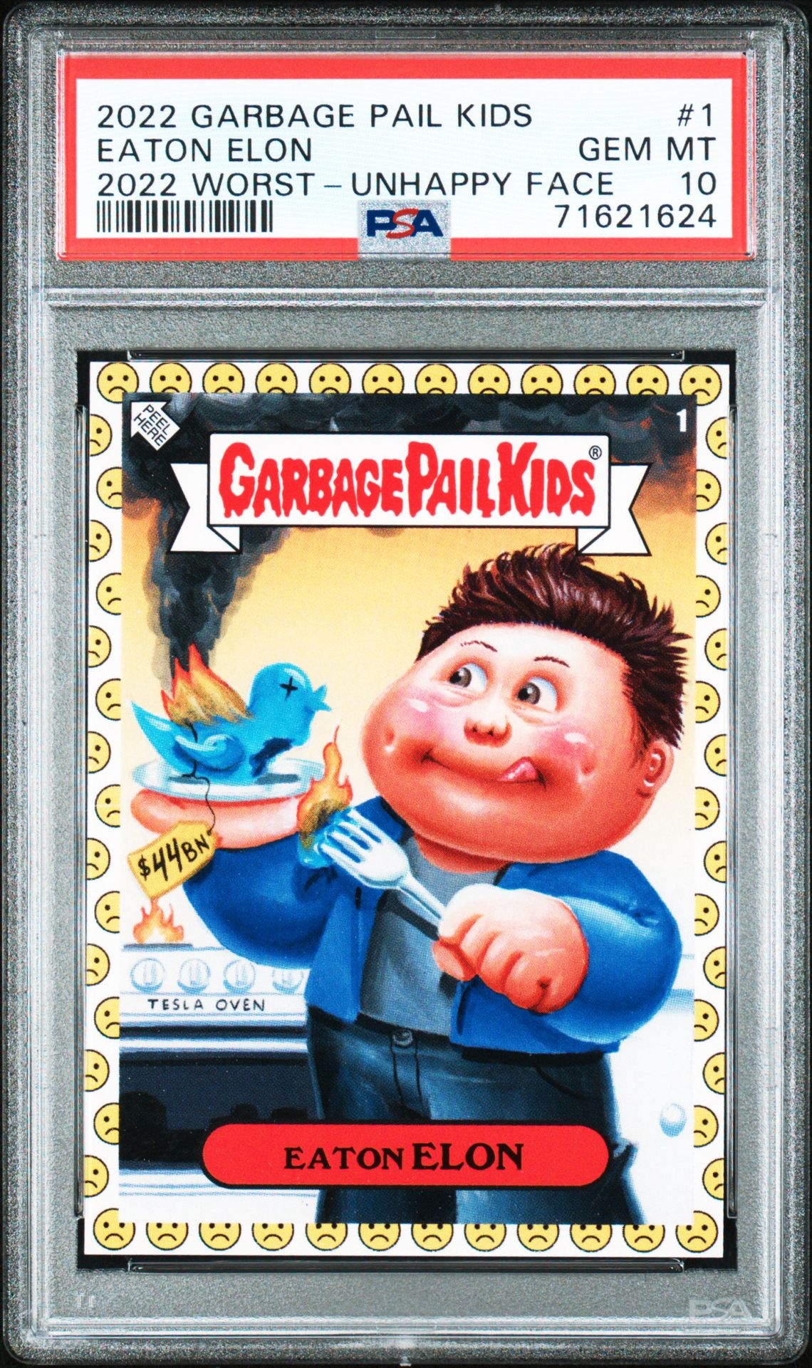 2022 Garbage Pail Kids Pail Kids #1 Eaton Elon front