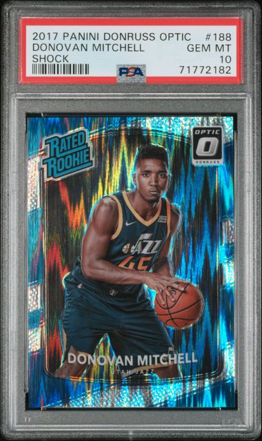 2017 Panini PANINI DONRUSS OPTIC Rated Rookie #188 Donovan Mitchell front