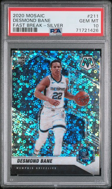 2020 Panini Prizm Fast Break #211 Desmond Bane front