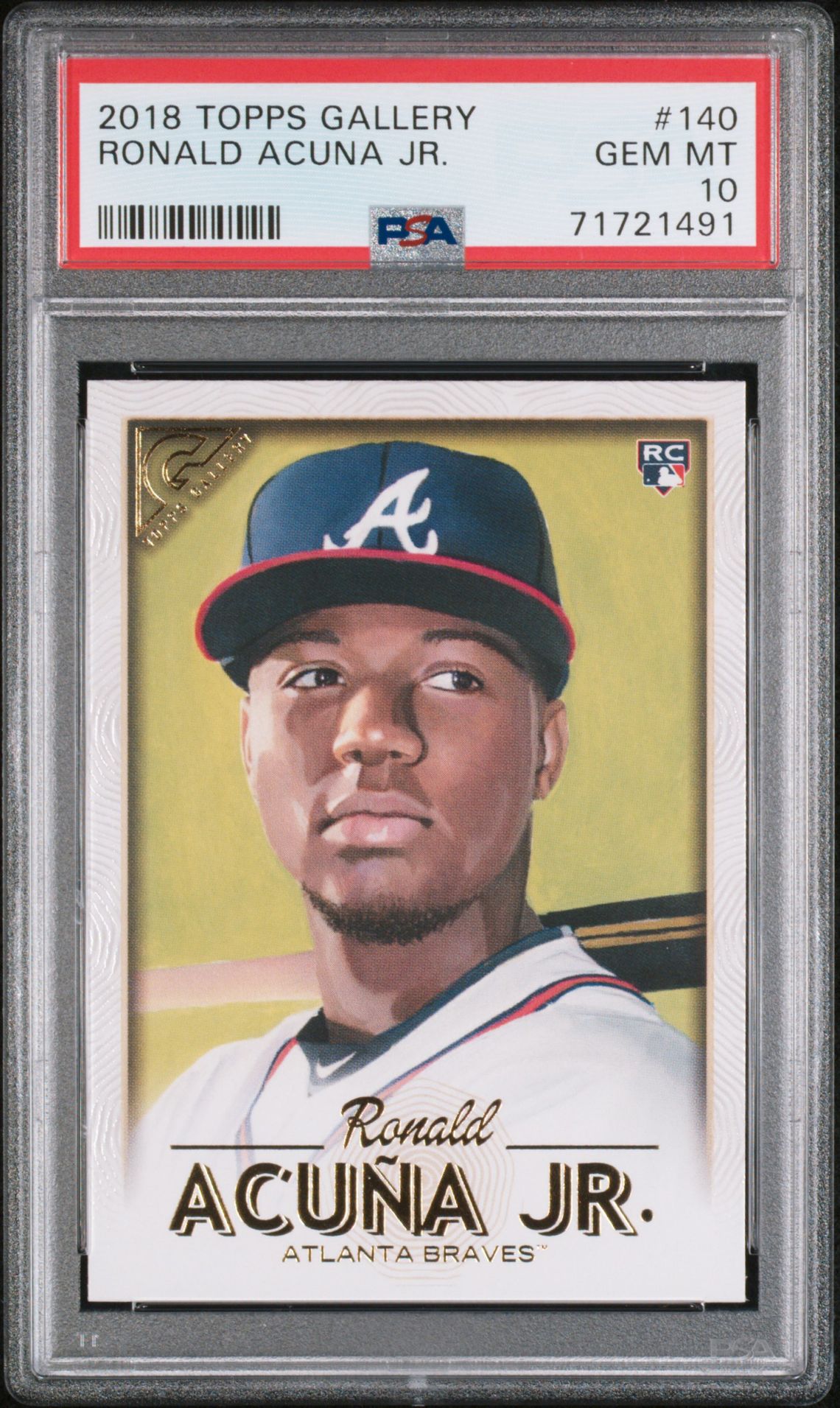 2018 Topps Topps Gallery #140 Ronald Acuna Jr. front