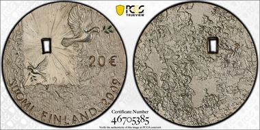 2009 € 20 Peace and Security MS69