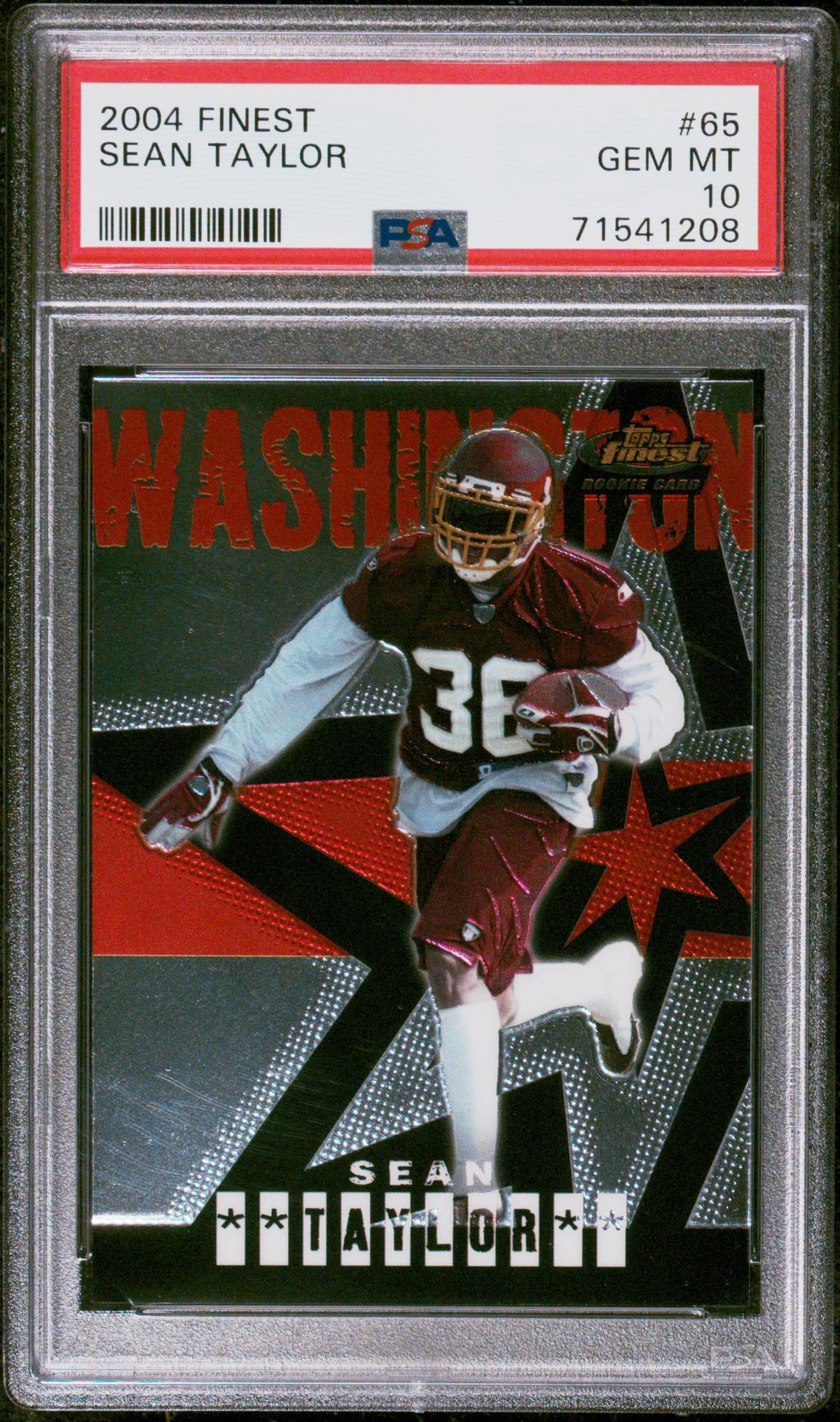 2004 Finest FINEST #65 Sean Taylor front