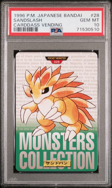 Sandslash card PSA 10, cert 71530510