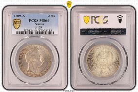1909-A 3 Mk J-103 MS64